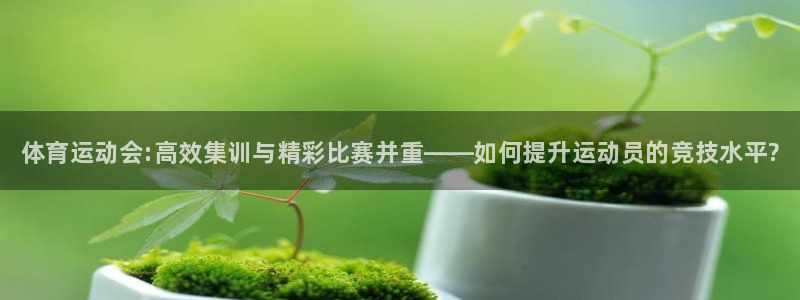 海南MK体育官网下载发展怎么样：体育运动会:高效集训