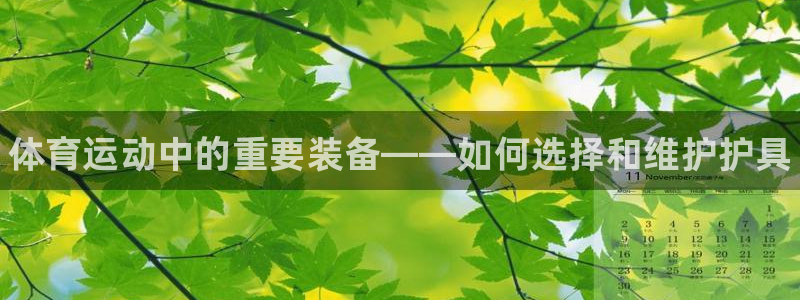 MK体育官方正版app娱乐平台：体育运动中的重要装备——如何
